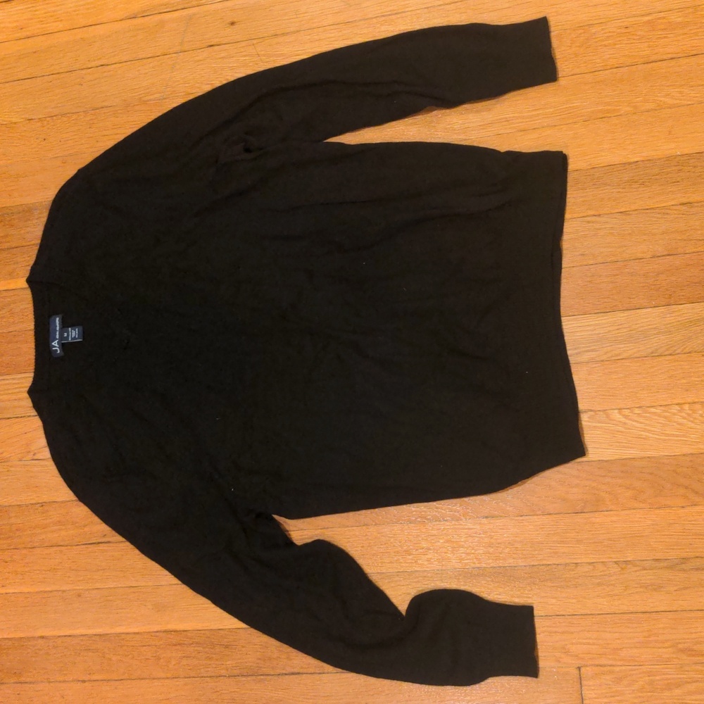 Black V-Neck Sweater